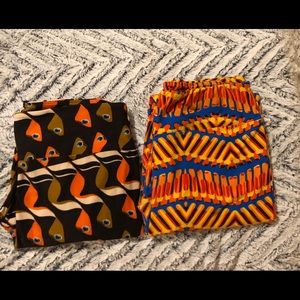 2 pair TC tall curvy Lularoe leggings